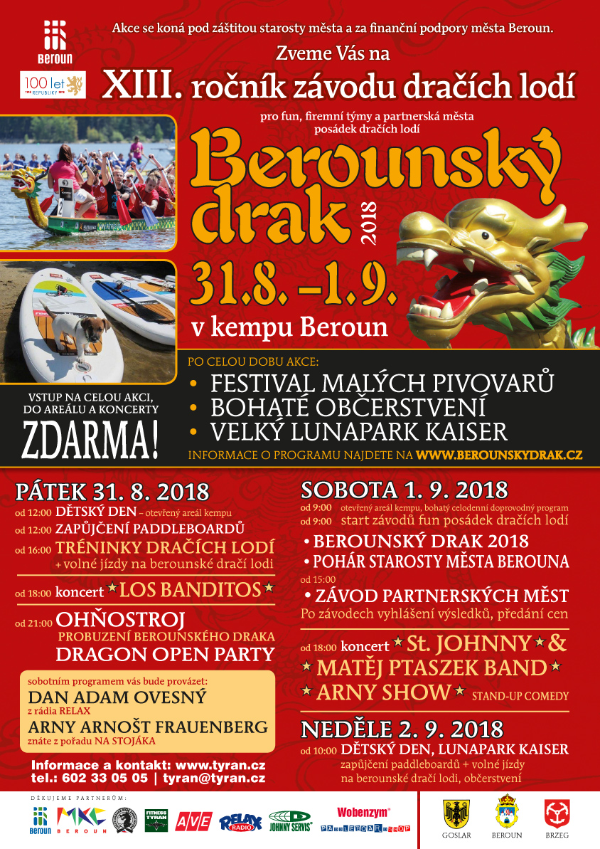 Berounský drak 2018 - plakát